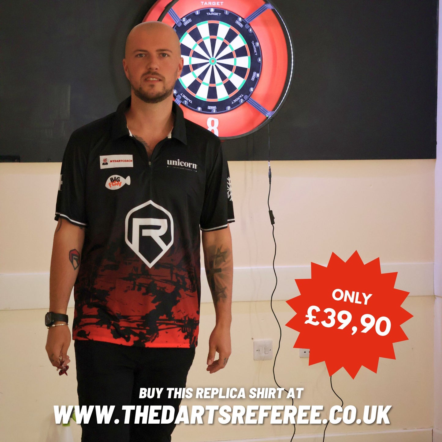 TheDartsReferee - Official player jersey 🎯🔥Collared